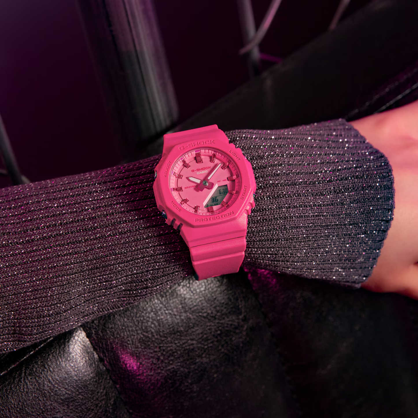 G-SHOCK CASUAL ANALOG-DIGITAL WOMENS WATCHH GMA-P2100PP-4ADR