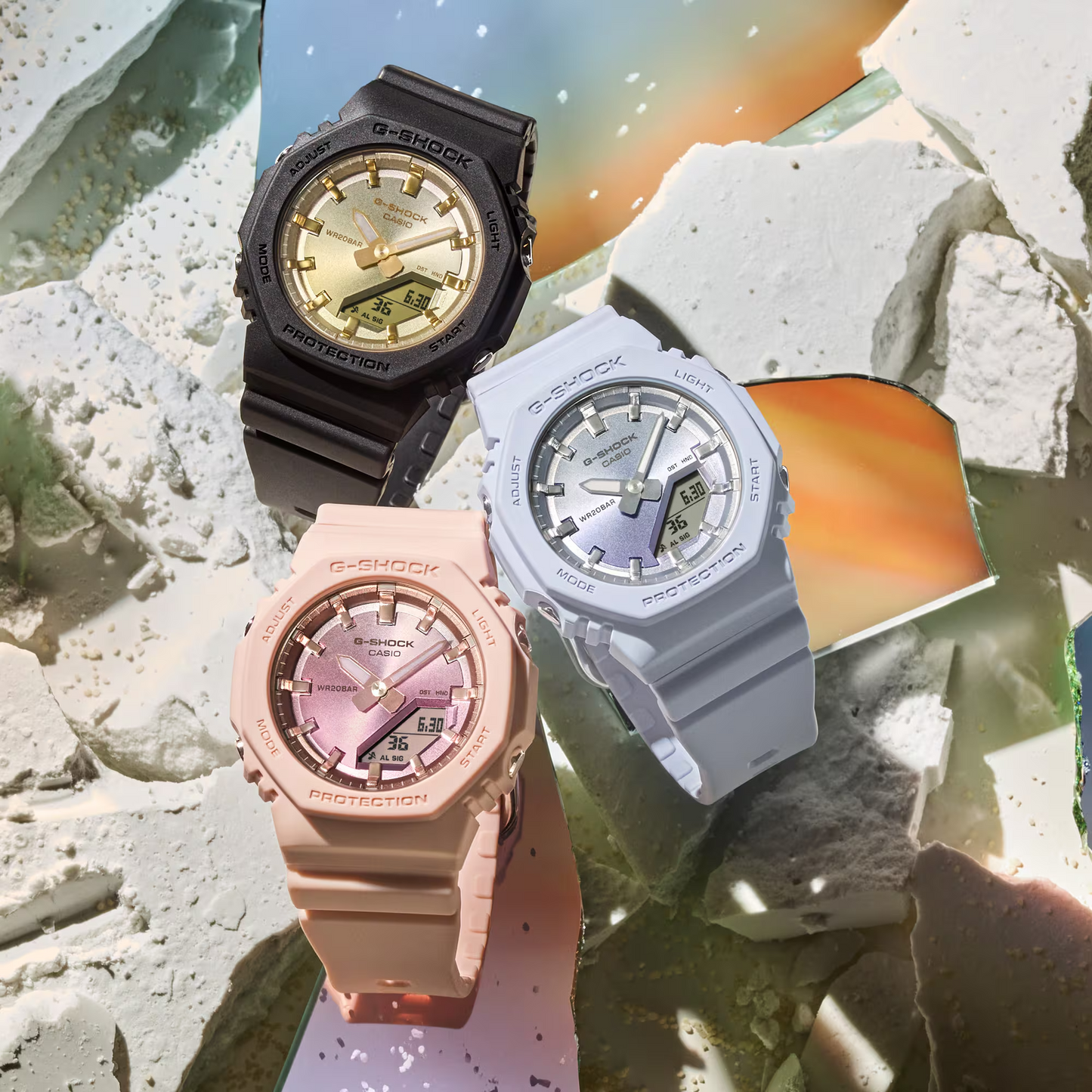 G-SHOCK ANALOG-DIGITAL WOMEN WATCH GMA-P2100SG-2ADR