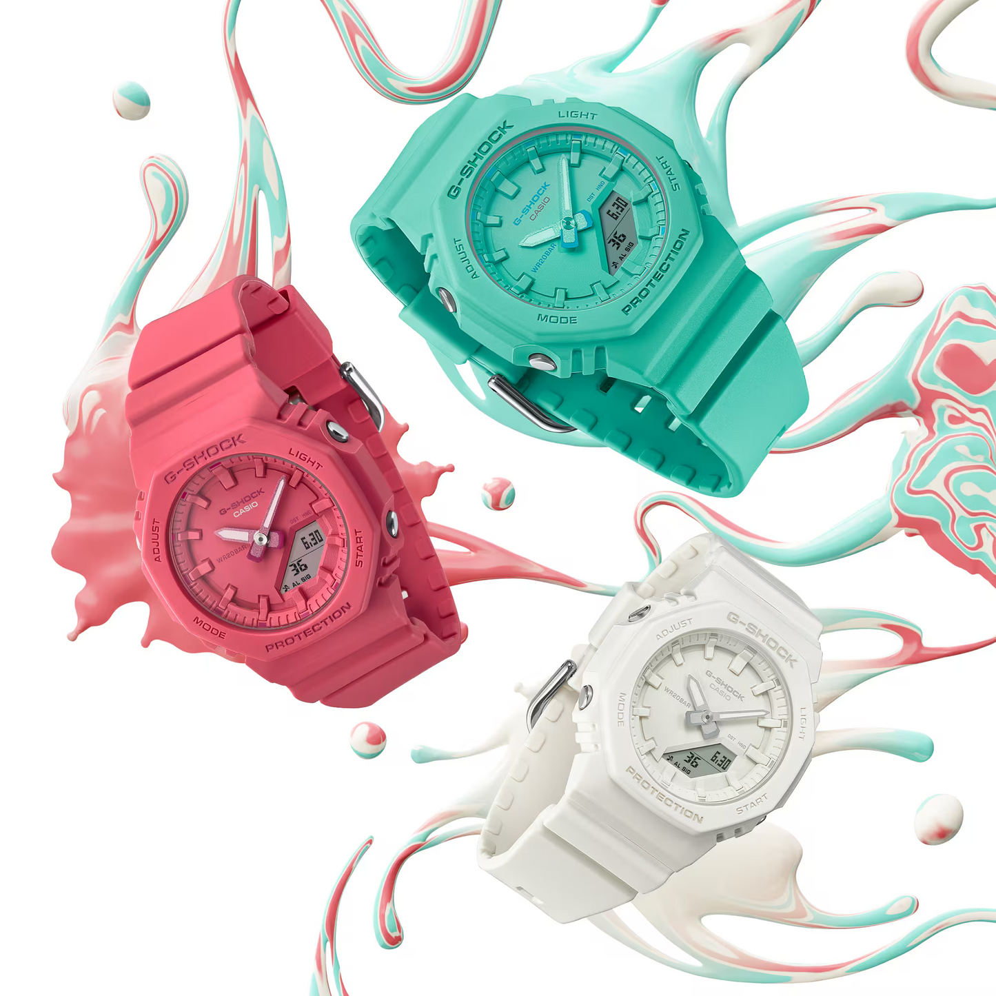 G-SHOCK ANALOG-DIGITAL WOMEN WATCH GMA-P2100VA-7ADR