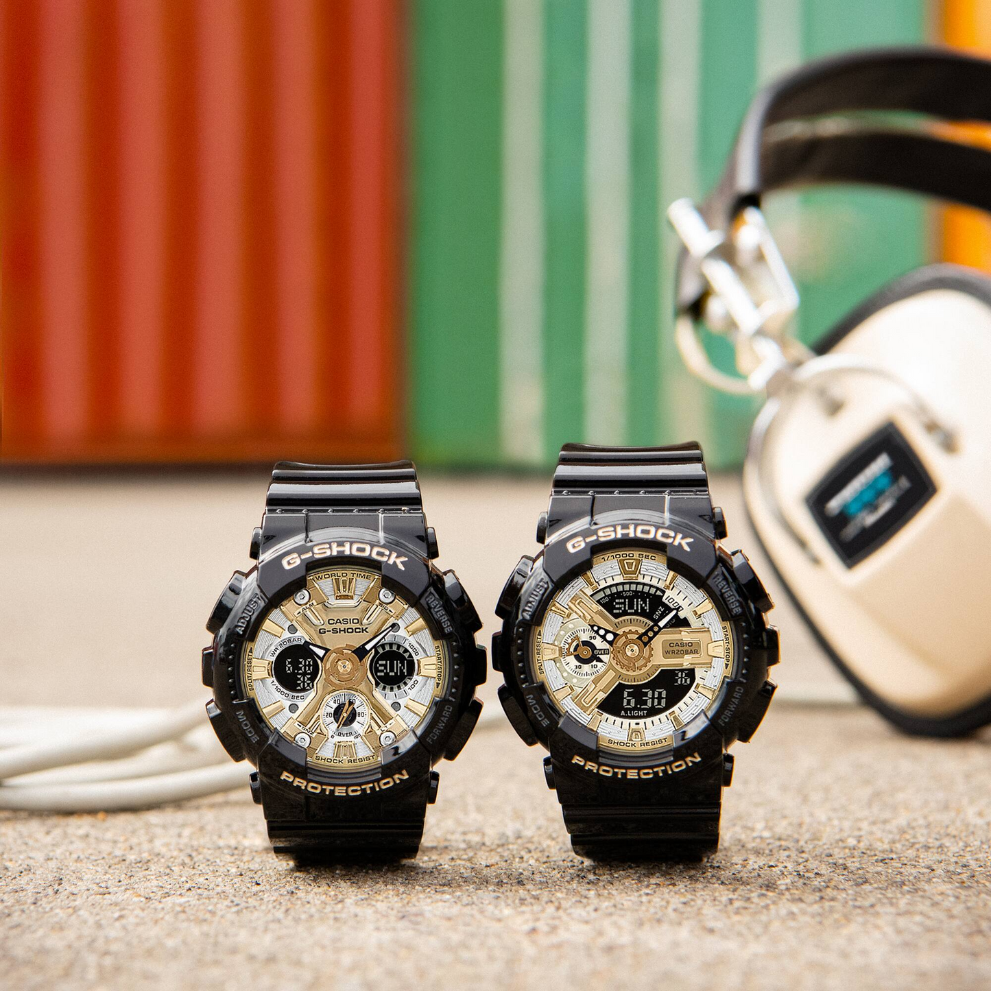 Casio G-Shock GMA-S110GB-1ADR Analog Digital Women's Watch