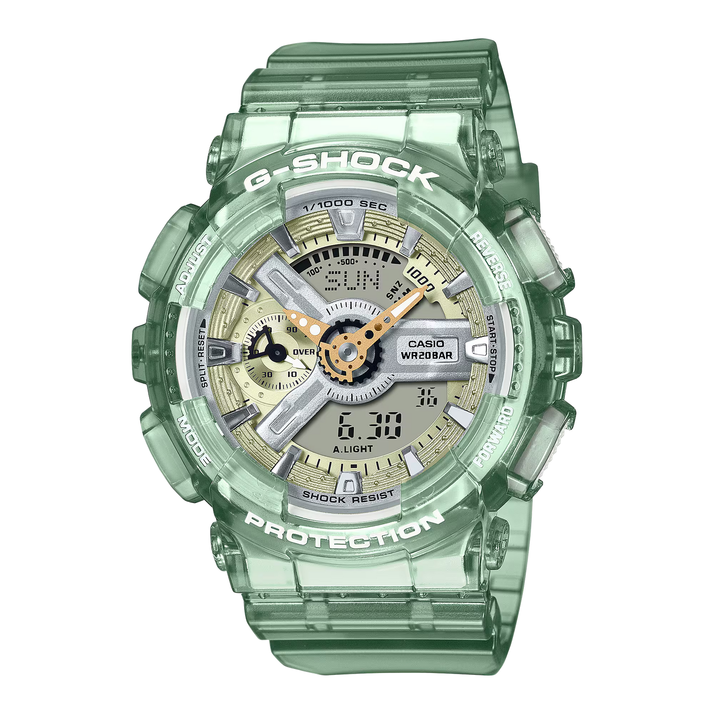 Casio G-Shock GMA-S110GS-3ADR Analog Digital Ladies Watch, Green