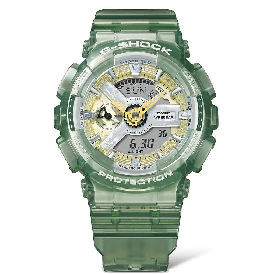 Casio G-Shock GMA-S110GS-3ADR Analog Digital Ladies Watch, Green
