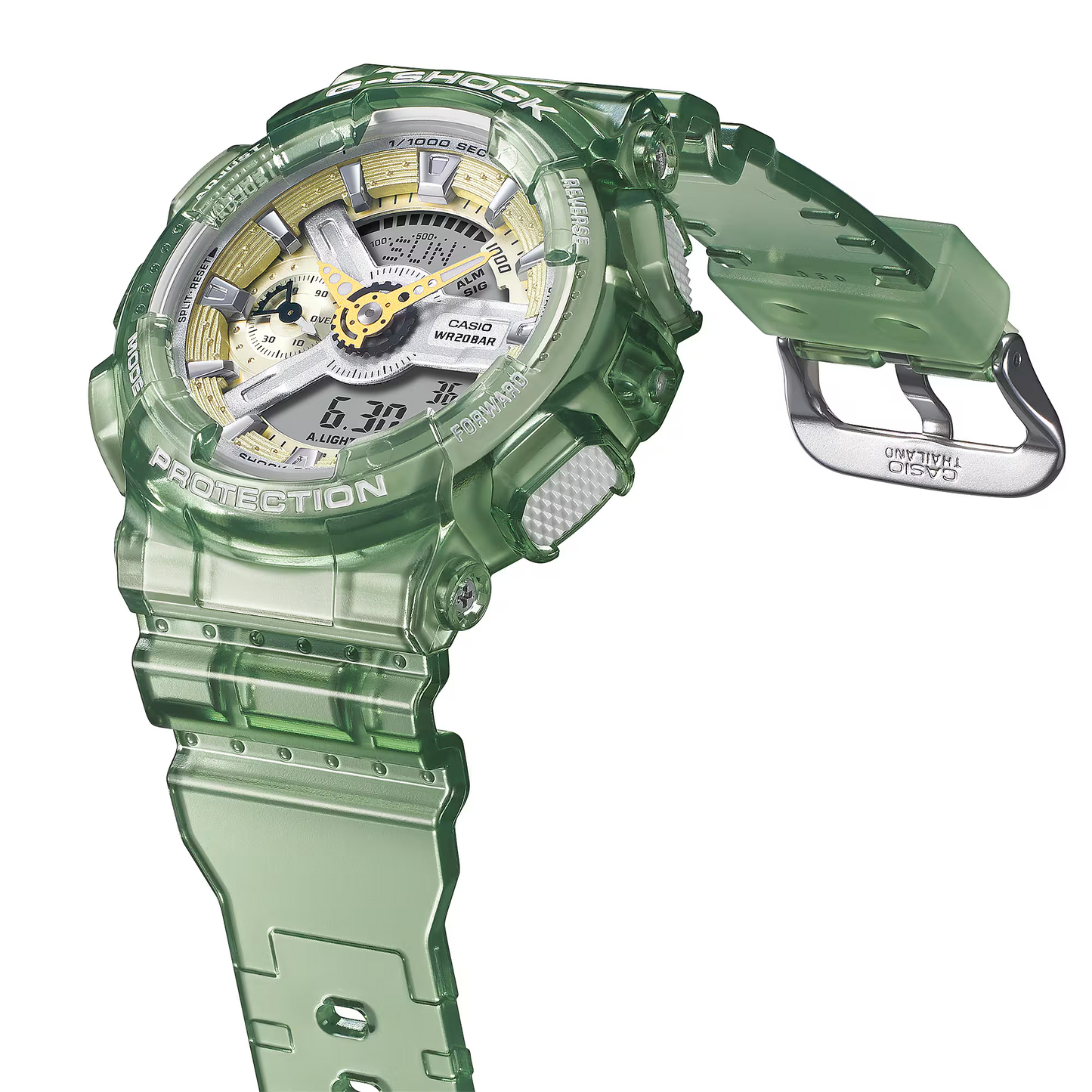 Casio G-Shock GMA-S110GS-3ADR Analog Digital Ladies Watch, Green