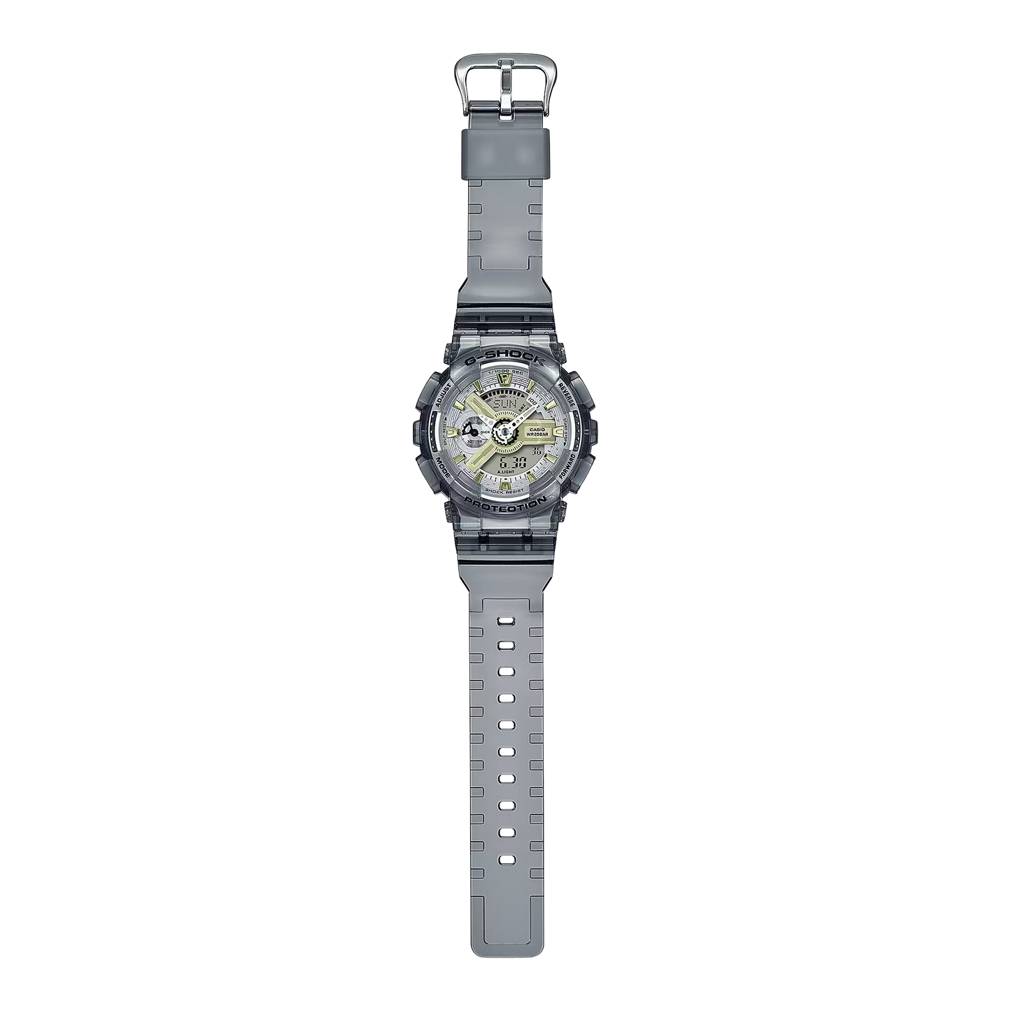 Casio G-Shock GMA-S110GS-8ADR Analog Digital Ladies Watch, Grey