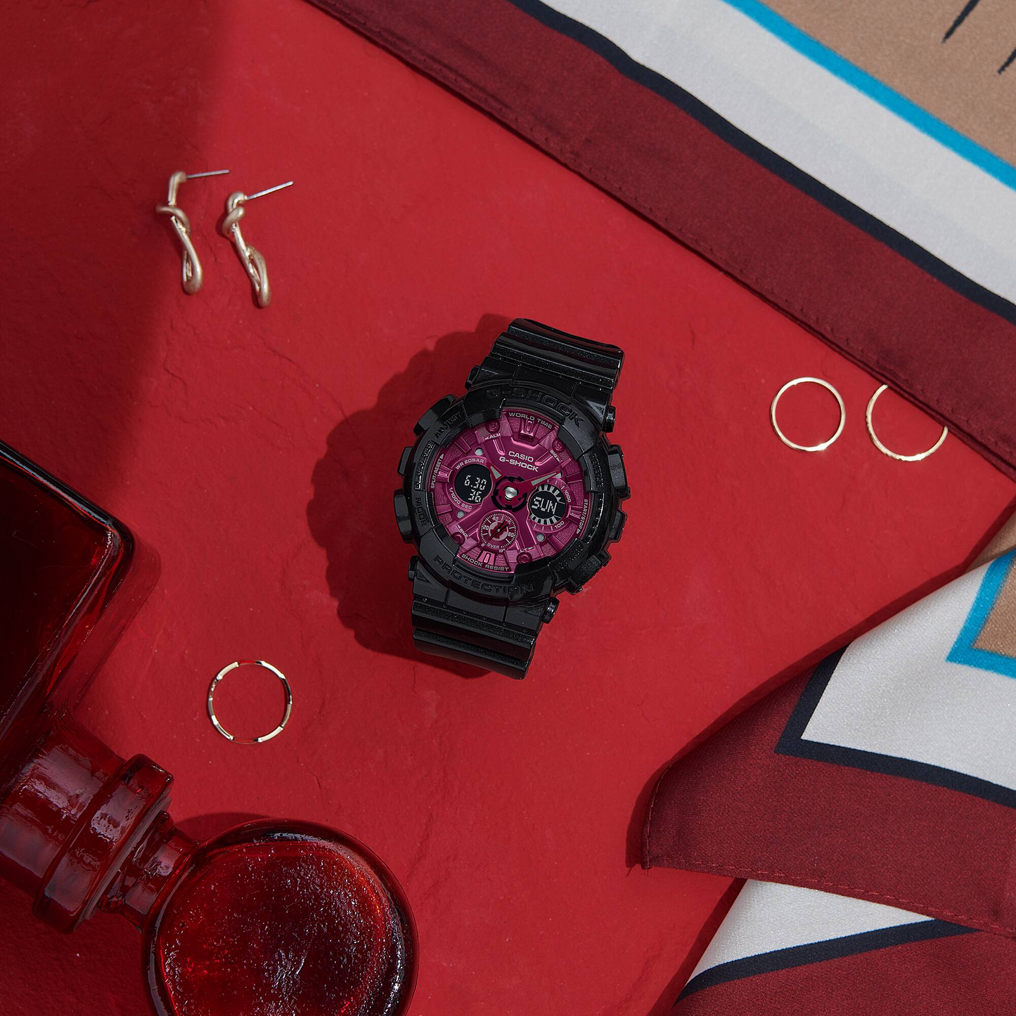 G-SHOCK CASUAL WOMEN'S WATCH GMA-S120RB-1ADR