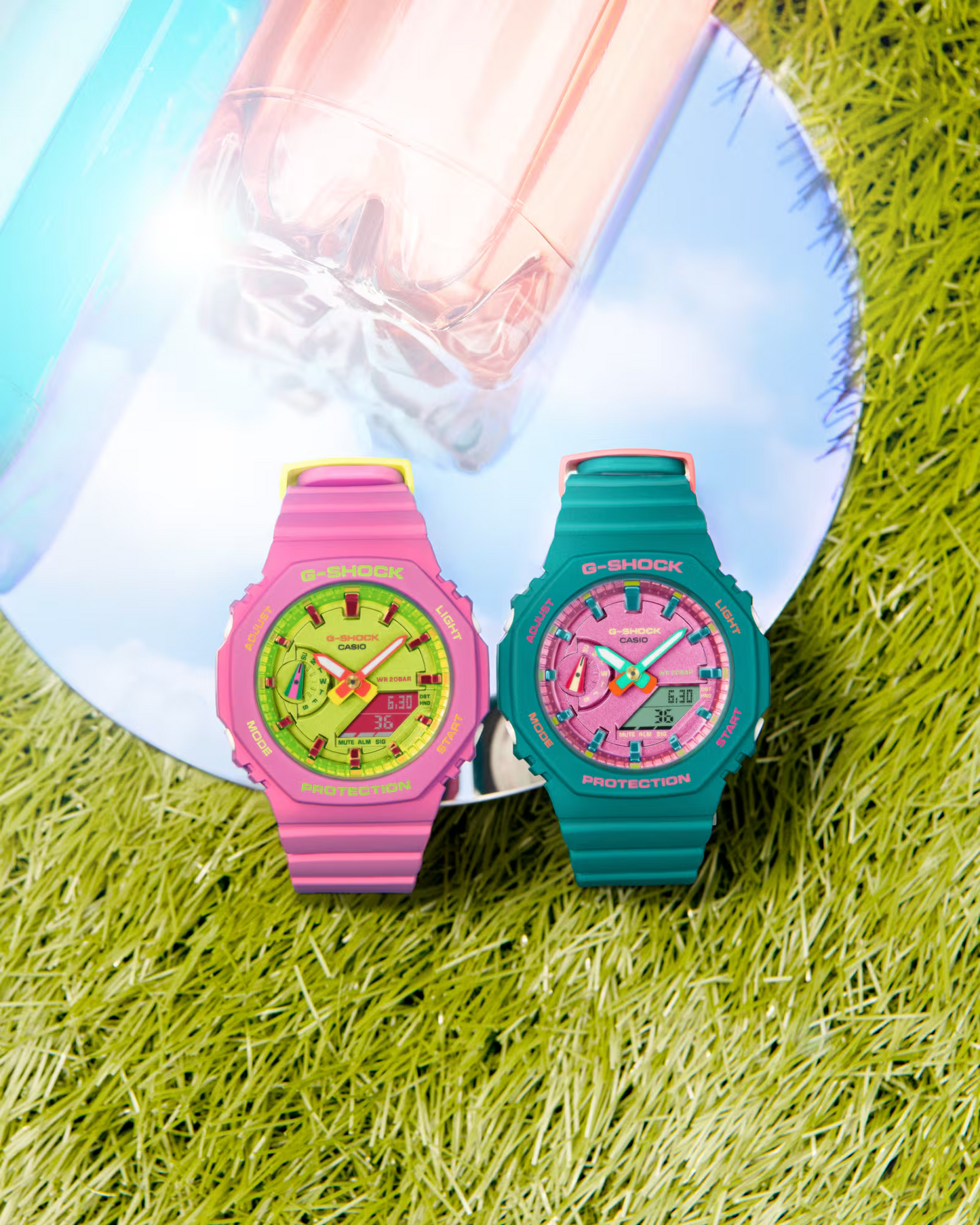 Casio G-Shock GMA-S2100BS-4ADR Analog Digital Women's Watch Pink