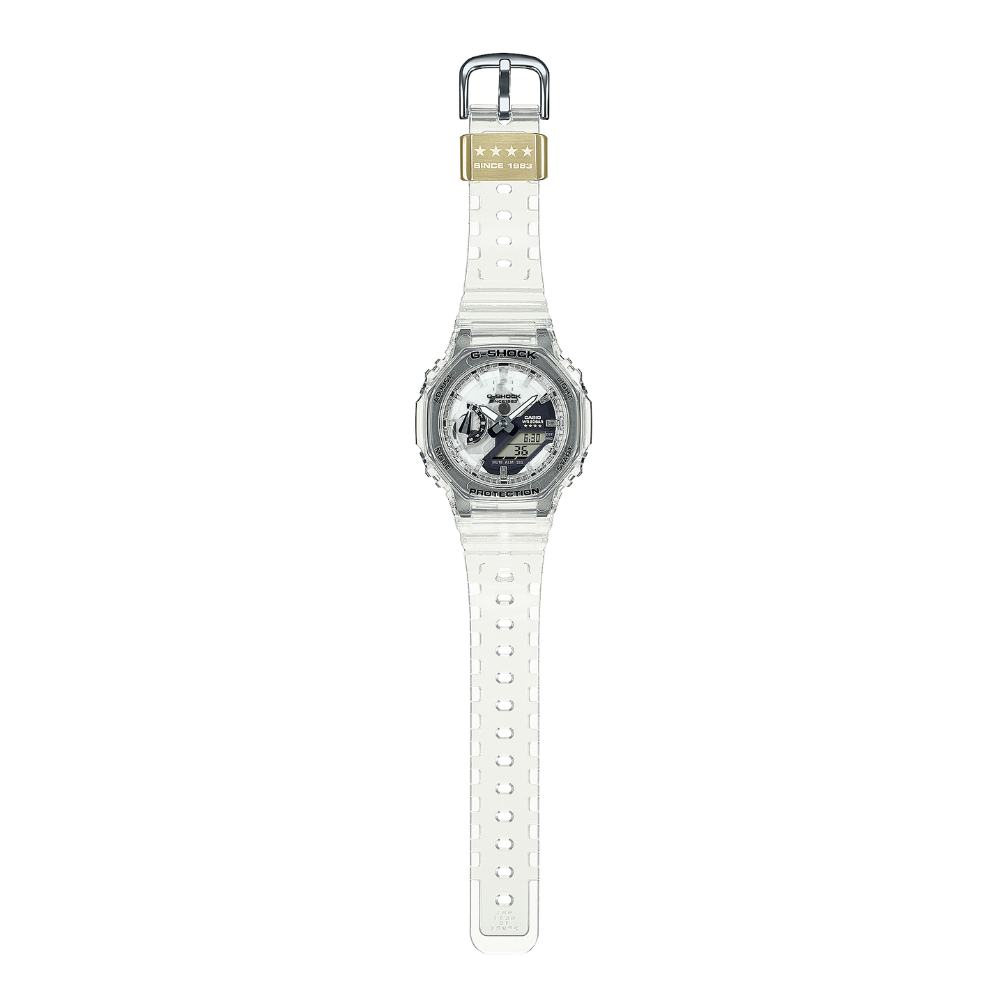 G-SHOCK 40TH ANNIVERSARY CLEAR REMIX WOMEN WATCH GMA-S2140RX-7ADR