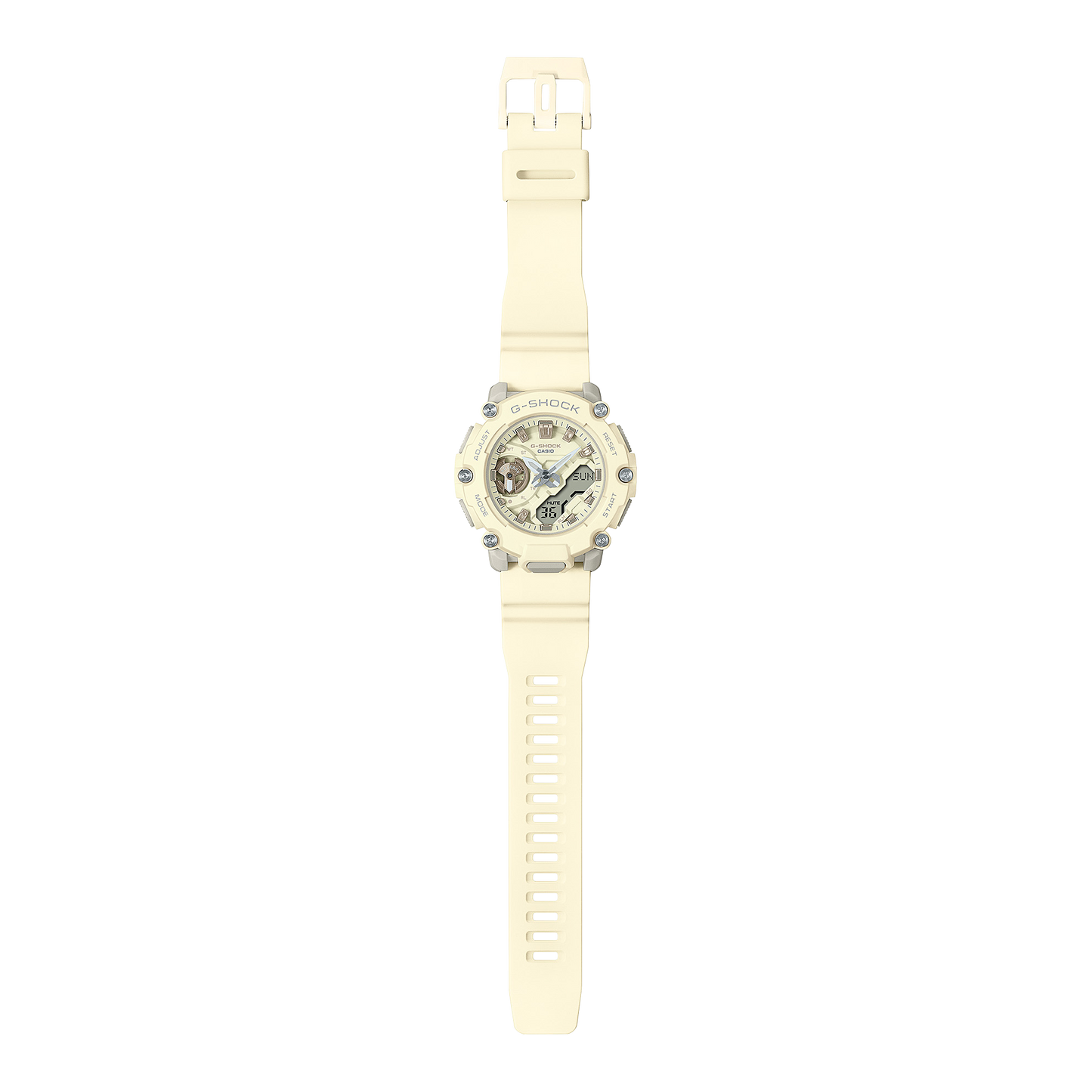 Casio G-Shock GMA-S2200-7ADR Analog-Digital Ladies Watch, White