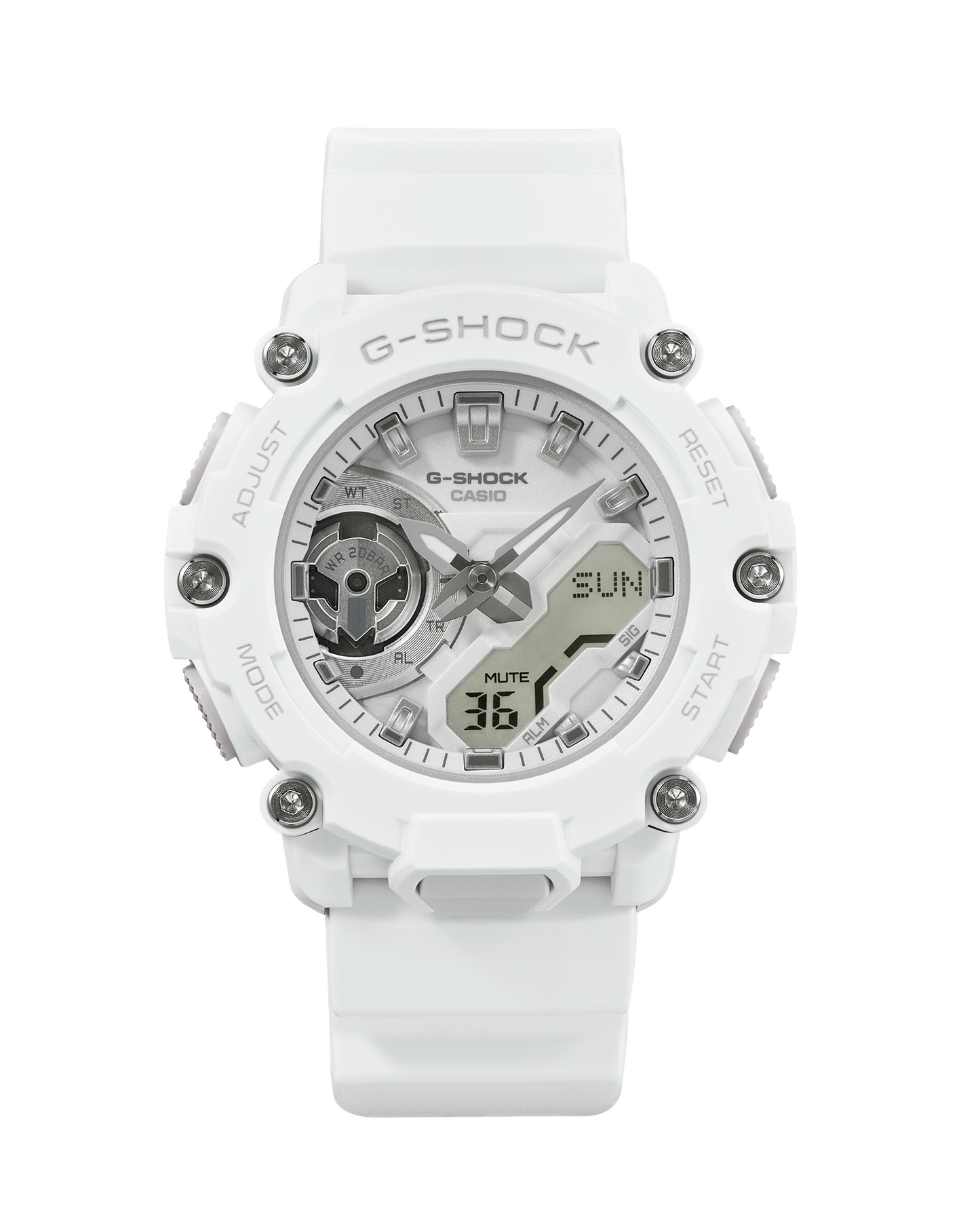 Casio G-Shock GMA-S2200M-7ADR Analog-Digital Ladies Watch, White