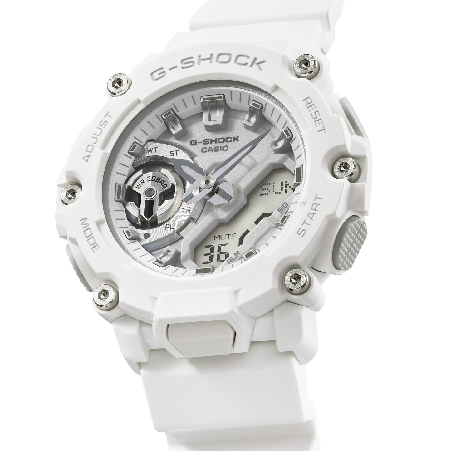 Casio G-Shock GMA-S2200M-7ADR Analog-Digital Ladies Watch, White