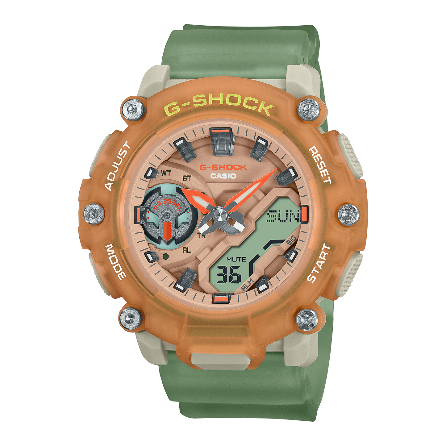 Casio G-Shock GMA-S2200PE-5ADR Analog Digital Women's Watch Green