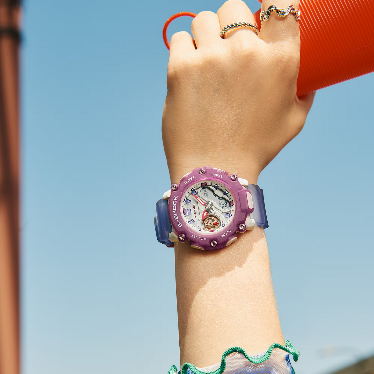 Casio G-Shock GMA-S2200PE-6ADR Analog Digital Women's Watch Purple