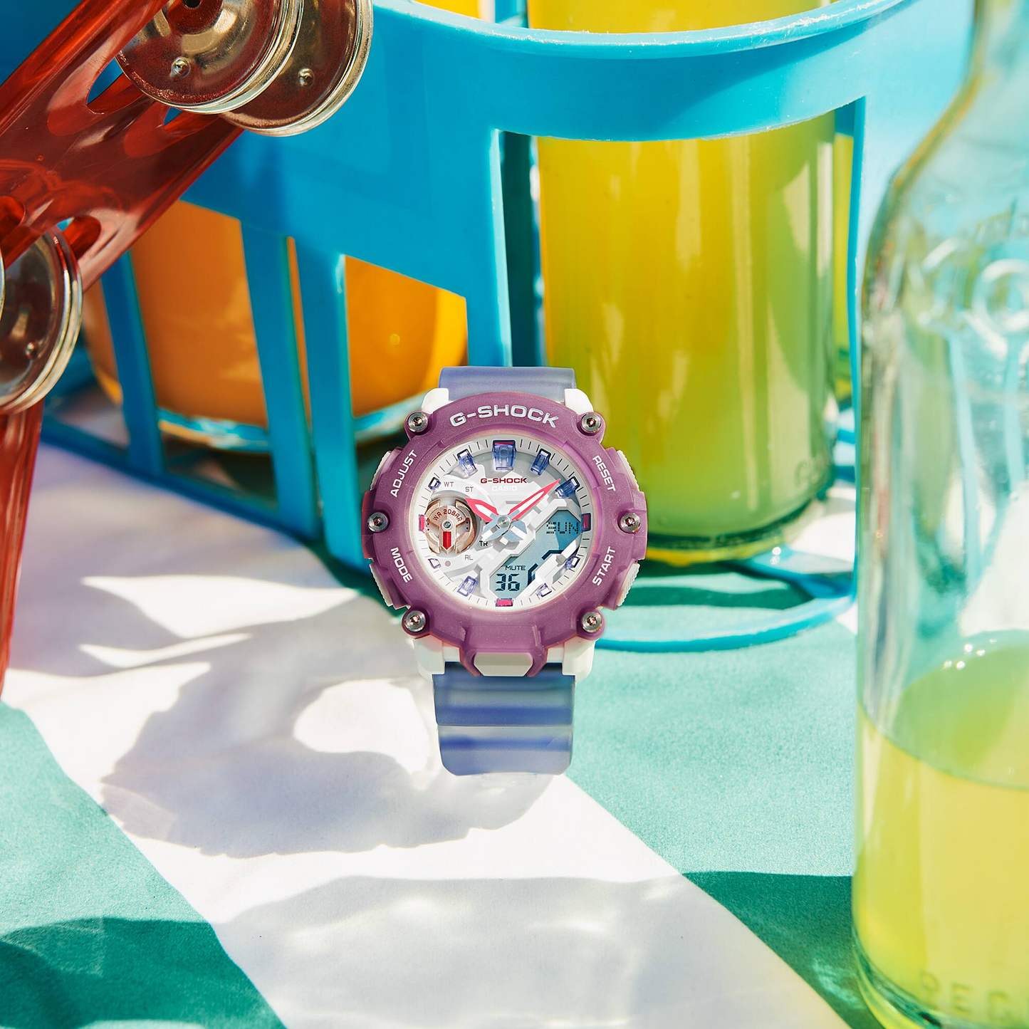 Casio G-Shock GMA-S2200PE-6ADR Analog Digital Women's Watch Purple