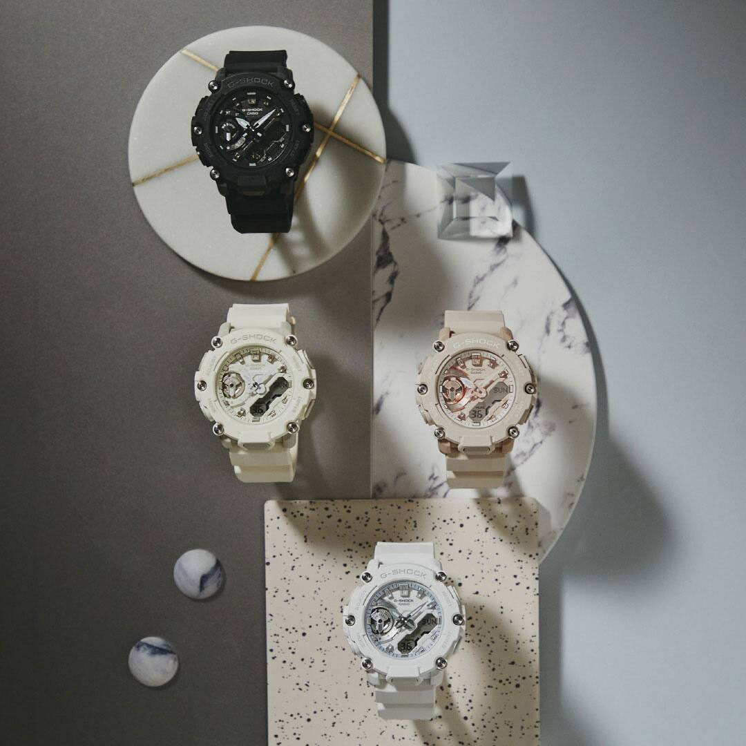 Casio G-Shock GMA-S2200-7ADR Analog-Digital Ladies Watch, White
