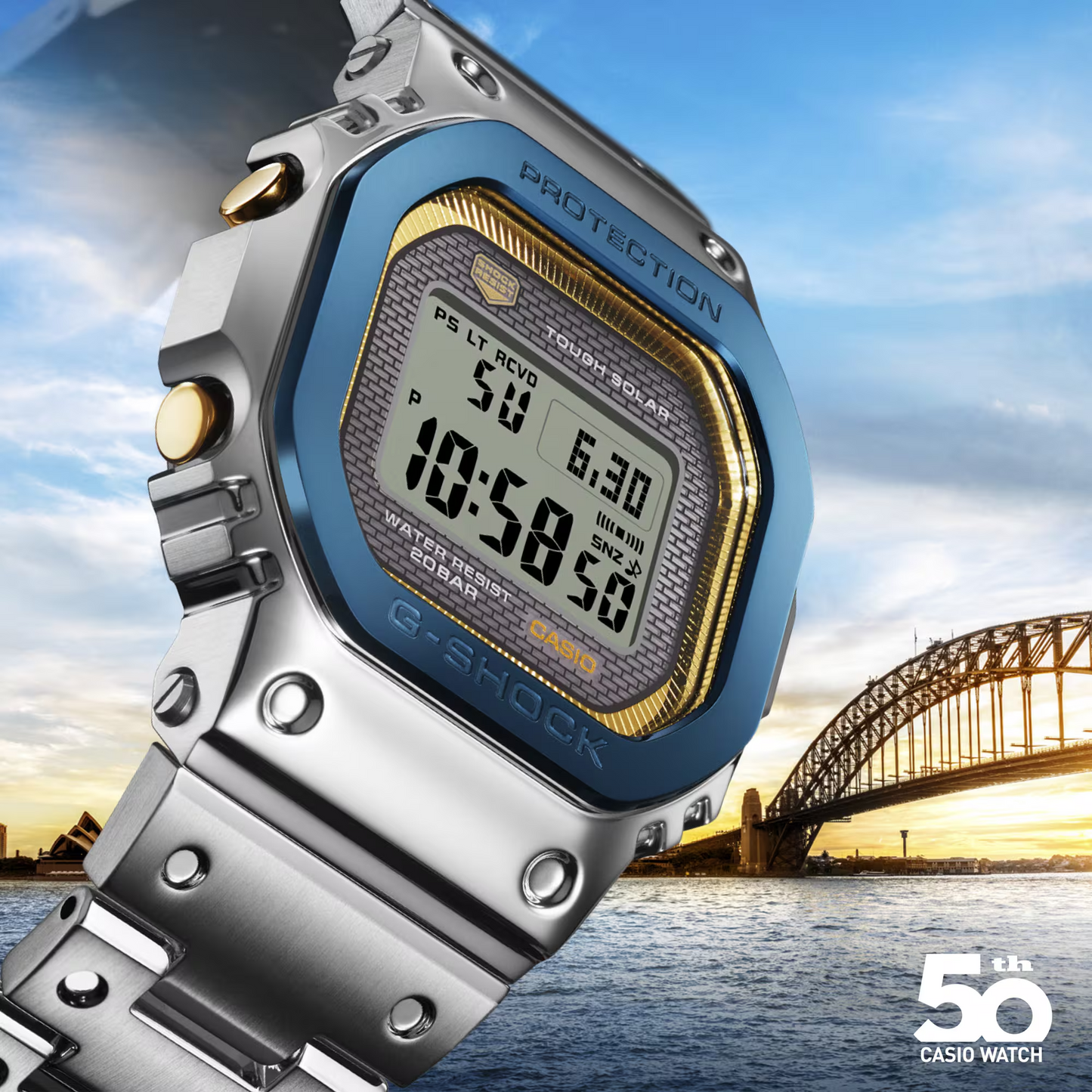 G-SHOCK FULL METAL GMW-B5000SS-2DR 50TH ANNIVERSARY WATCH