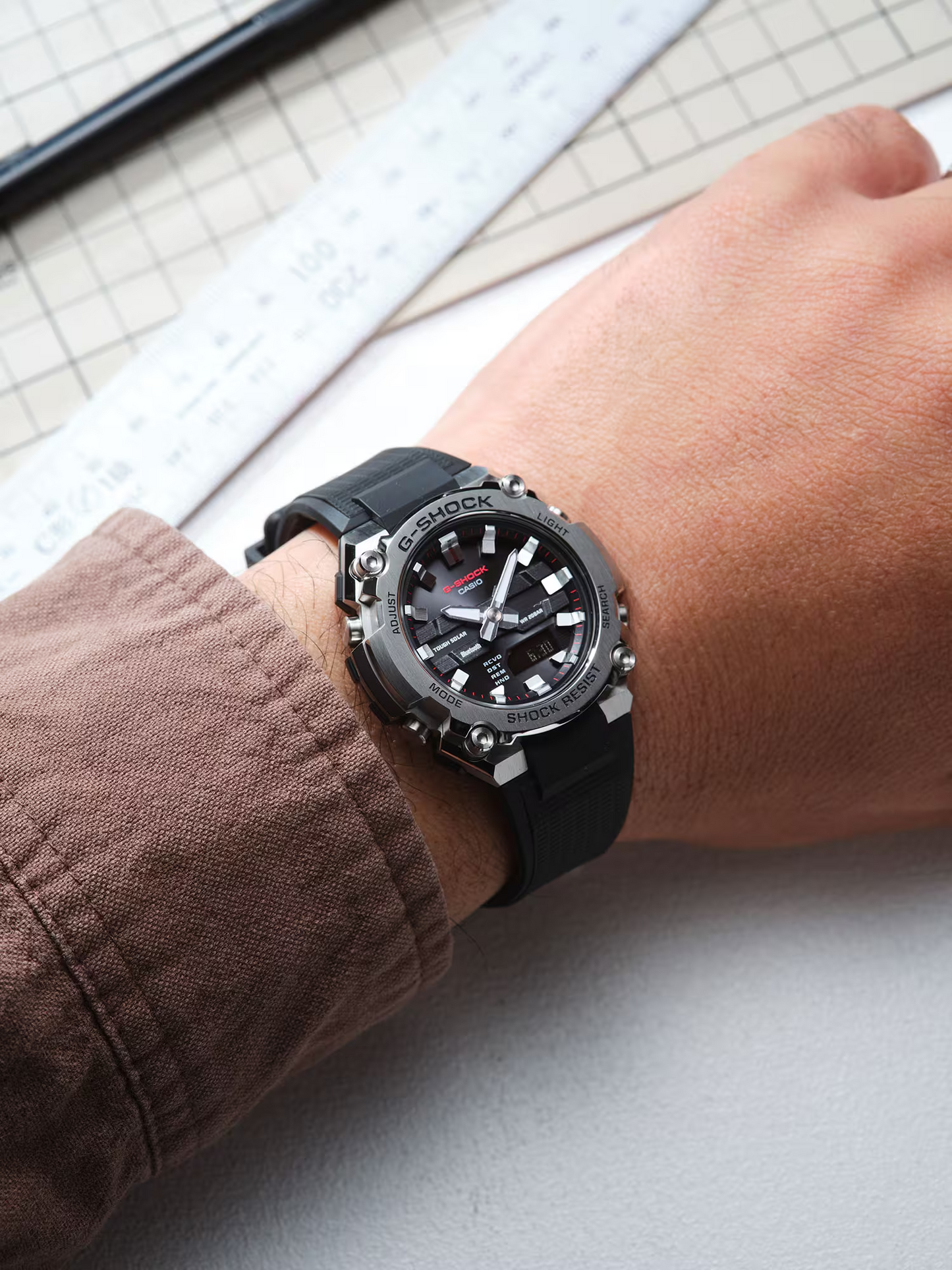 G-SHOCK G-STEEL STANLESS STEEL WATCH GST-B600-1ADR