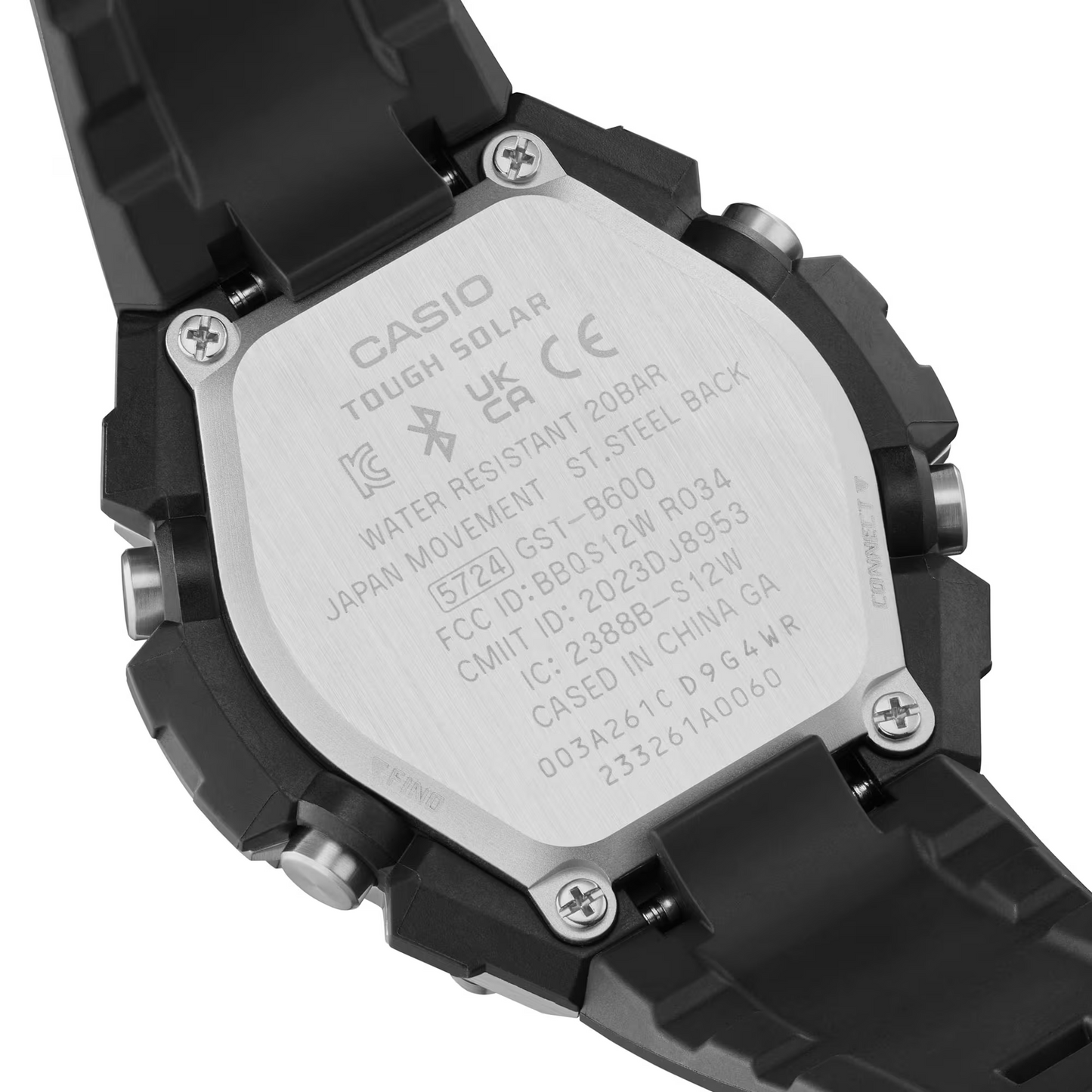 G-SHOCK G-STEEL STAINLESS STEEL WATCH GST-B600A-1A6DR