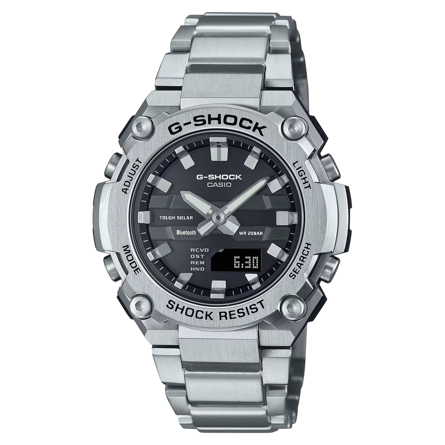 CASIO G-SHOCK G-STEEL STAINLESS STEEL WATCH GST-B600D-1ADR