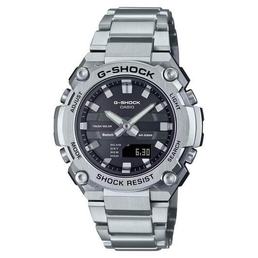 CASIO G-SHOCK G-STEEL STAINLESS STEEL WATCH GST-B600D-1ADR