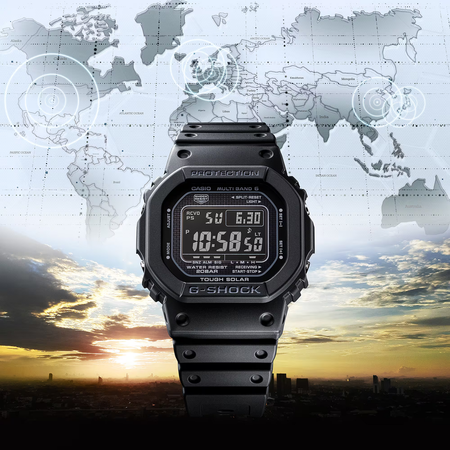 G-SHOCK DIGITAL MEN'S WATCH GW-5000HS-1DR