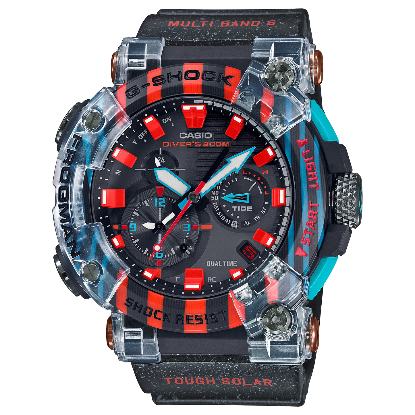 G-SHOCK MASTER OF G - SEA FROGMAN MEN WATCH GWF-A1000APF-1ADR