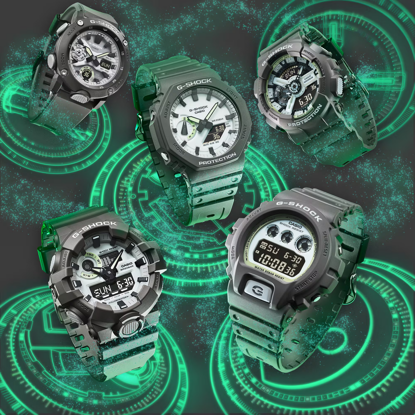 G-SHOCK CASUAL MEN WATCH GA-2000HD-8ADR
