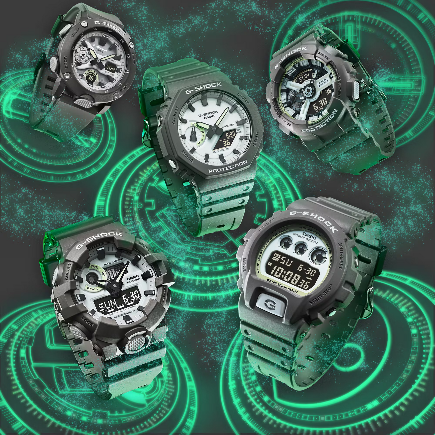 G-SHOCK CASUAL MEN WATCH GA-2100HD-8ADR