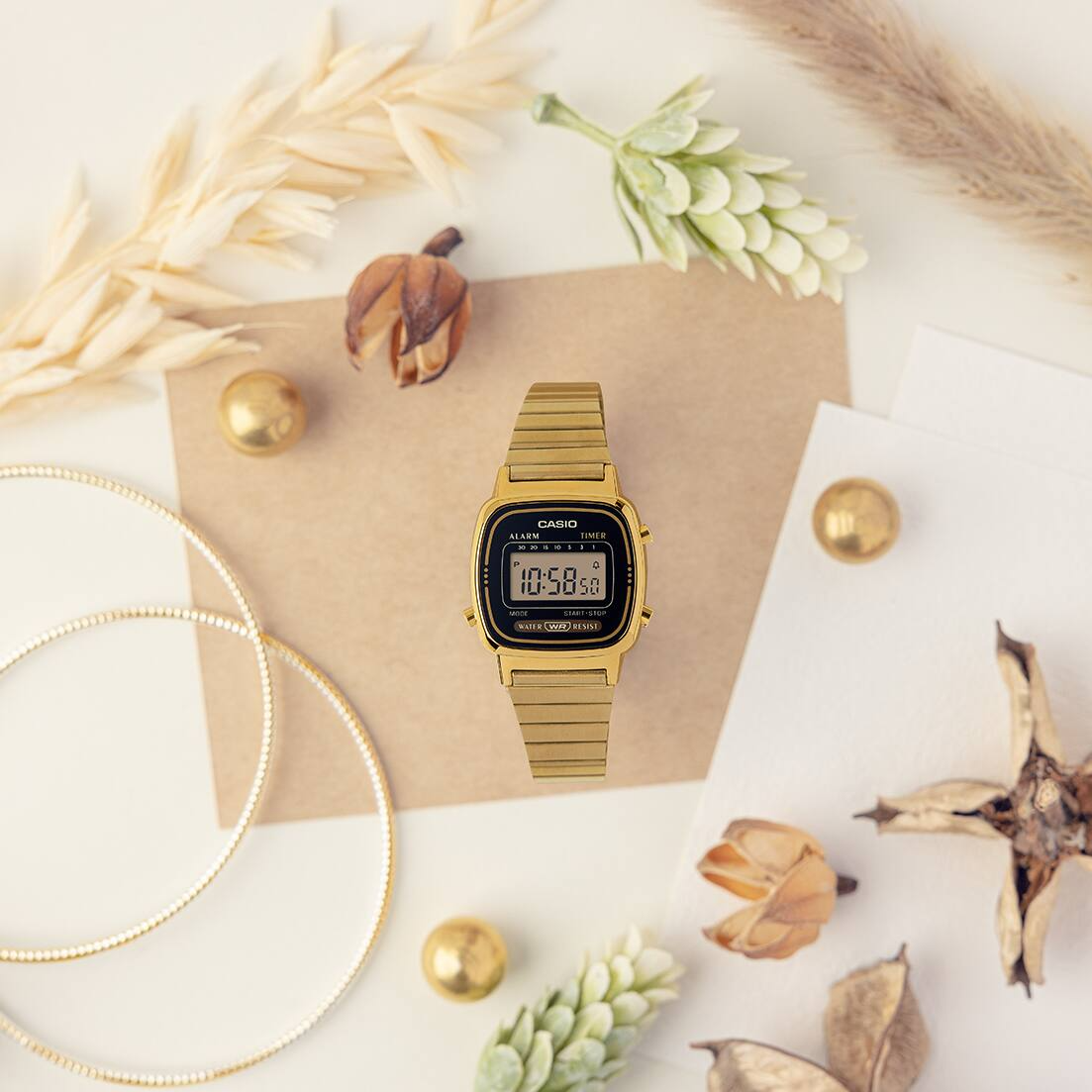 CASIO Vintage Women Watch LA670WGA-1DF
