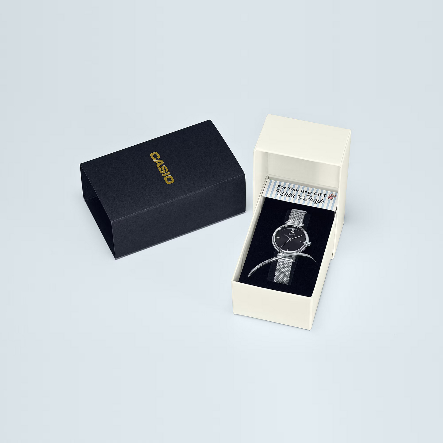 CASIO Watch and Bangle Set Women Watch LTP-2023VM-1CDR