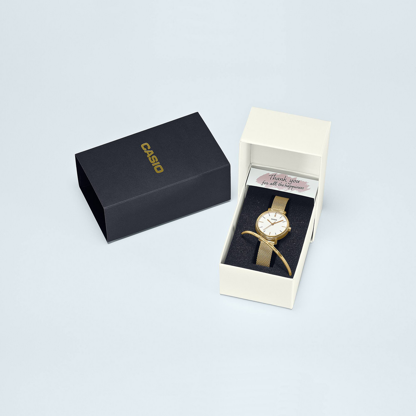 CASIO WATCH AND BANGLE SET WOMEN WATCH LTP-2024VMG-7CDR