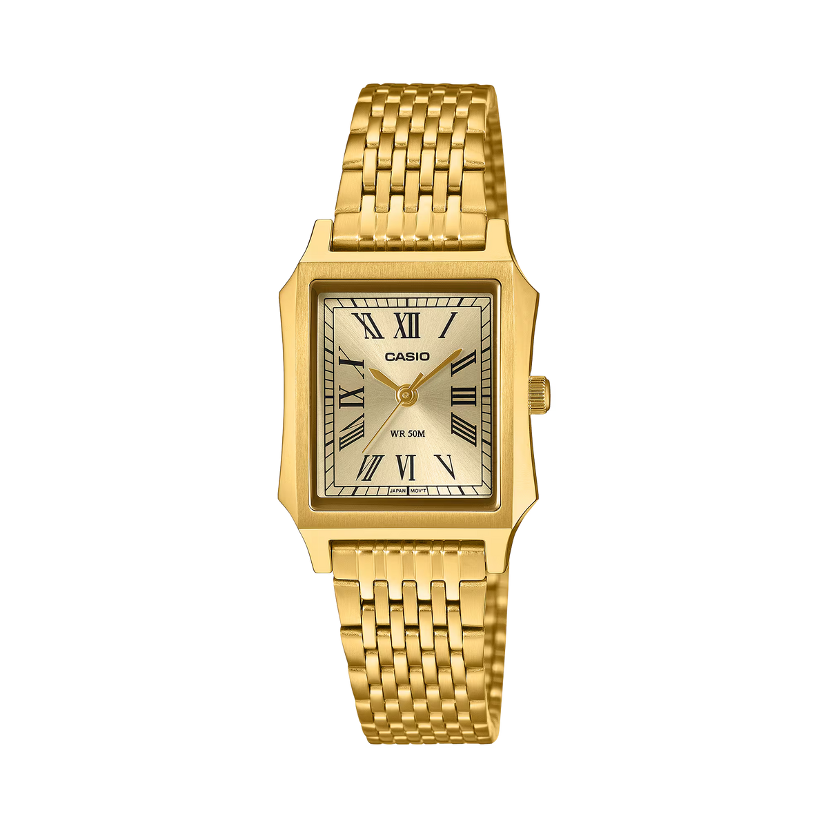 Casio LTP-B190G-9BVDF Women's Gold Stainless Steel Watch with Gold Dial