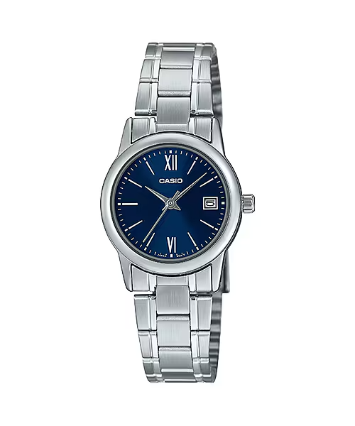 CASIO ANALOG WOMENS WATCH LTP-V002D-2B3UDF