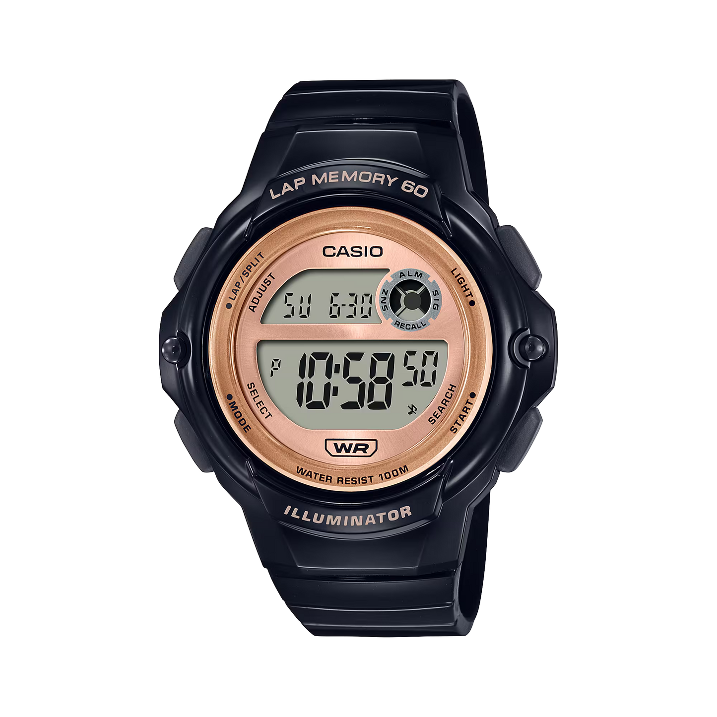 CASIO DIGITAL WOMENS WATCH LWS-1200H-1AVDF