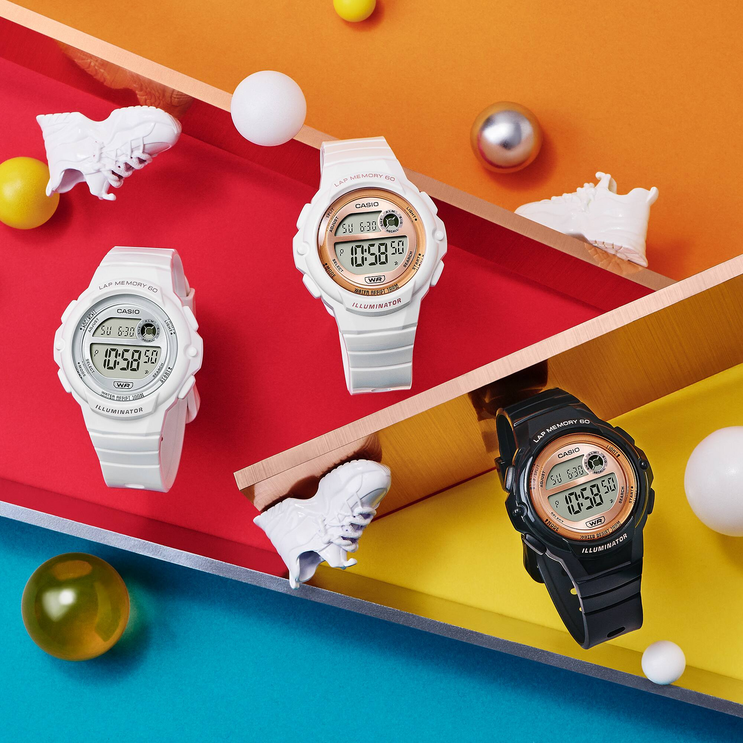 CASIO DIGITAL WOMENS WATCH LWS-1200H-7A2VDF