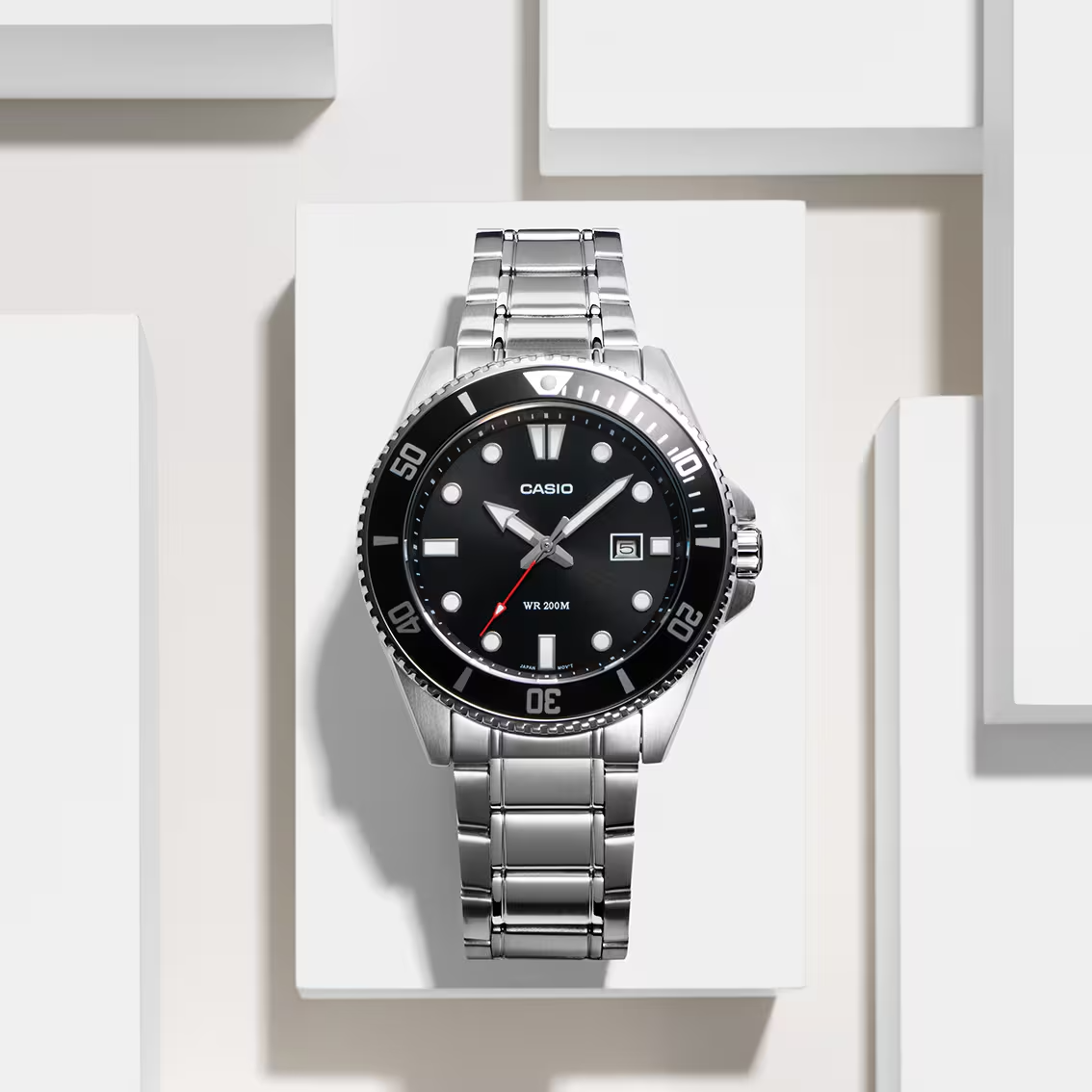 CASIO ANALOG MENS WATCH MDV-107D-1A1VDF