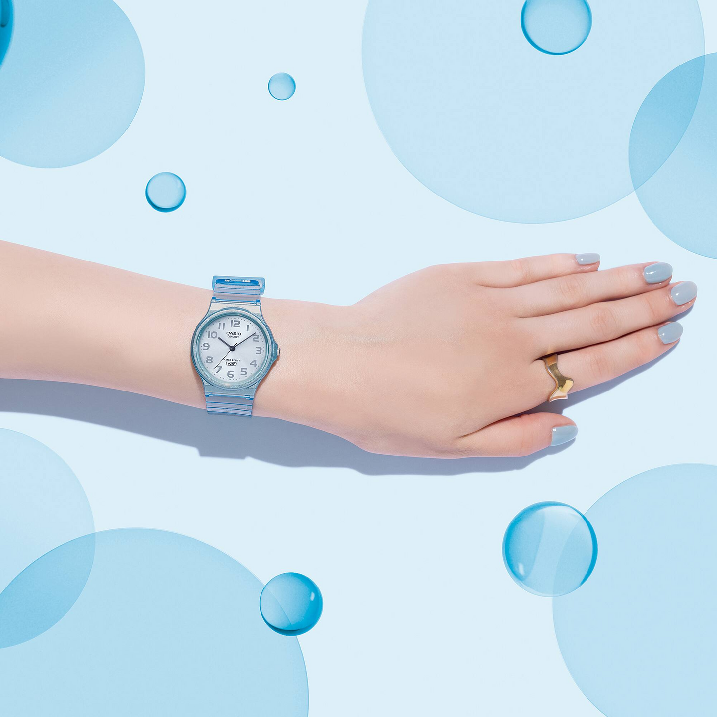 CASIO ANALOG WOMENS WATCH MQ-24S-2BDF