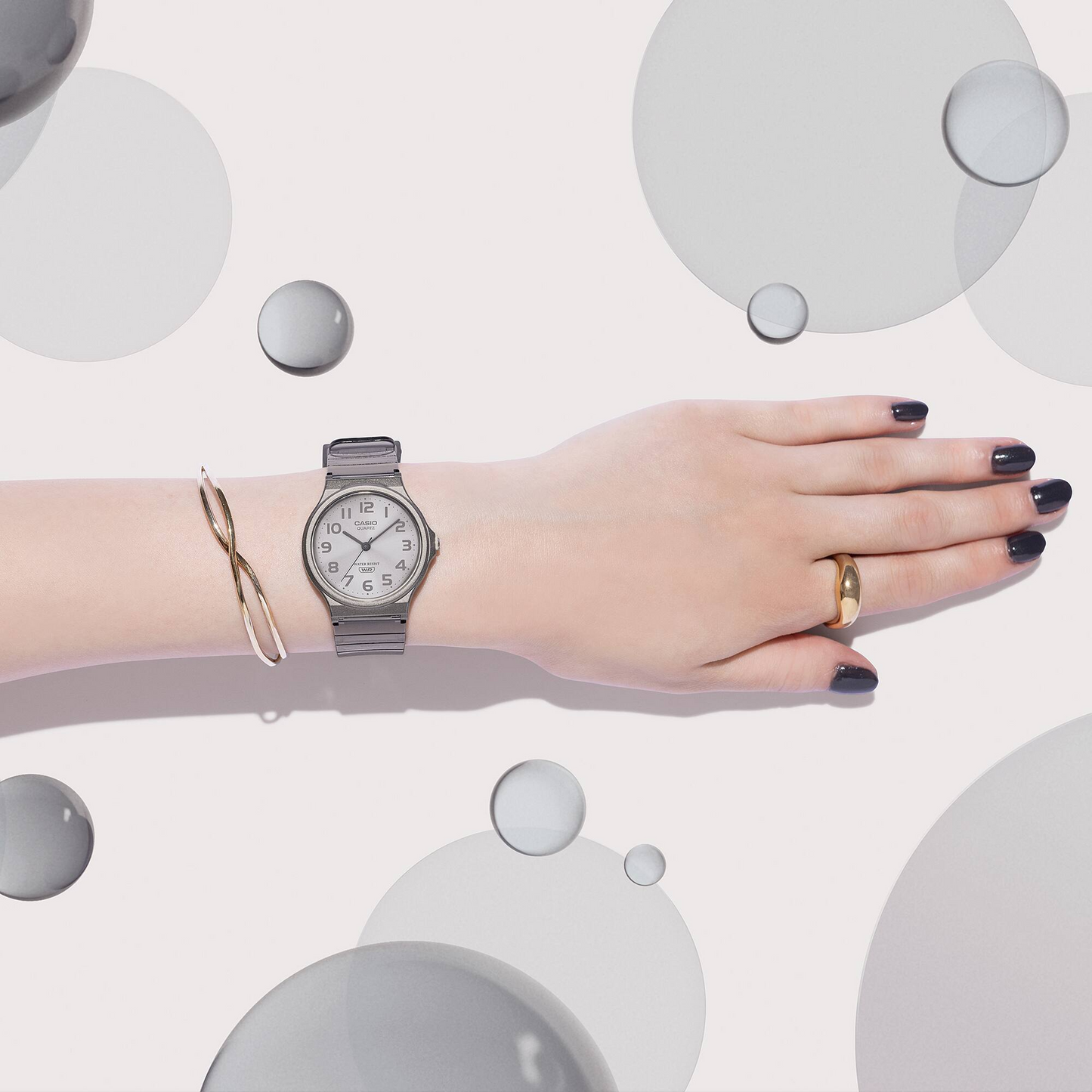 CASIO ANALOG WOMENS WATCH MQ-24S-8BDF