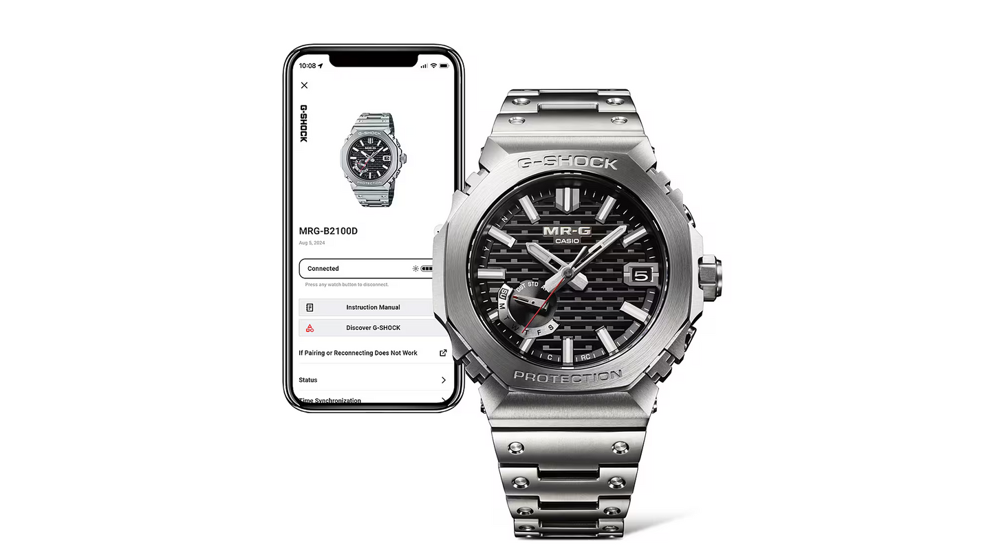 G-SHOCK PREMIUM MENS WATCH MRG-B2100D-1ADR