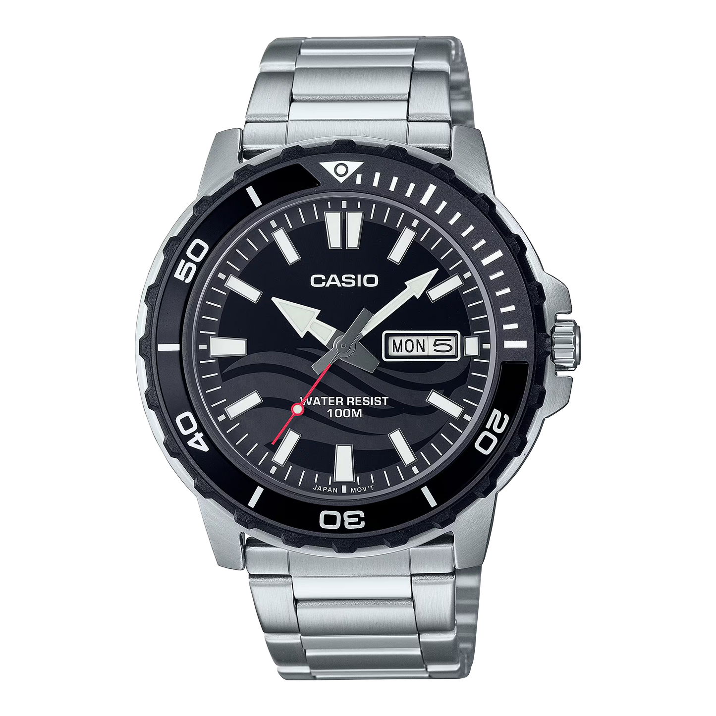 CASIO ANALOG MENS WATCH MTD-125D-1A1VDF