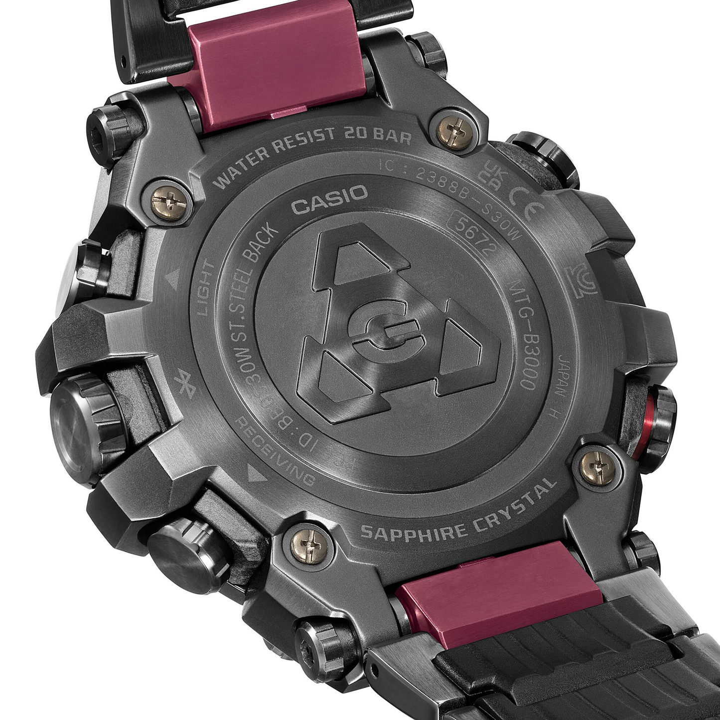 Casio G-Shock MTG-B3000BD-1ADR Analog Men's Watch, Black