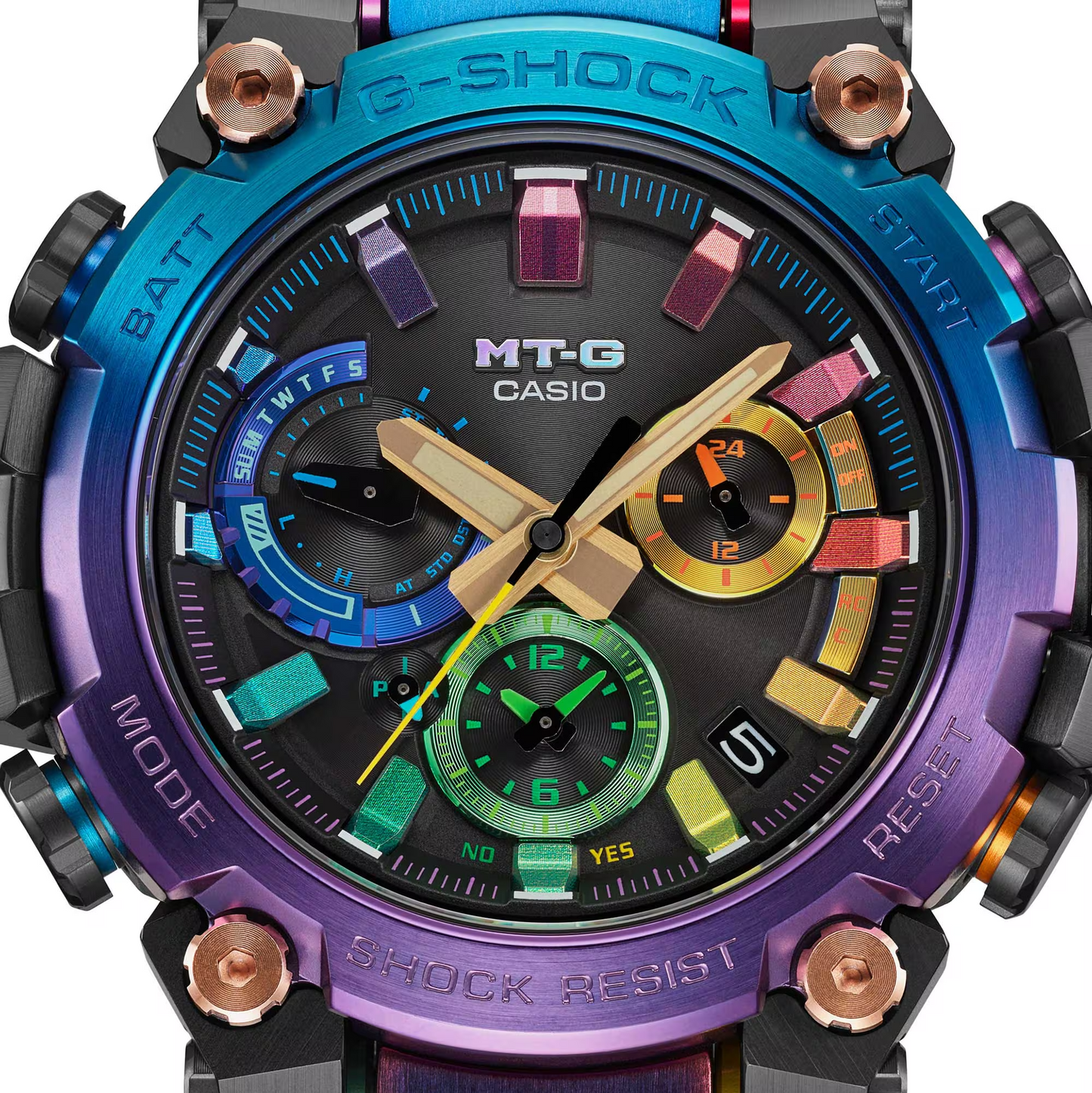 G-SHOCK LIMITED EDITION DIFFUSE NEBULA MULTI-COLORED MEN WATCH MTG-B3000DN-1ADR