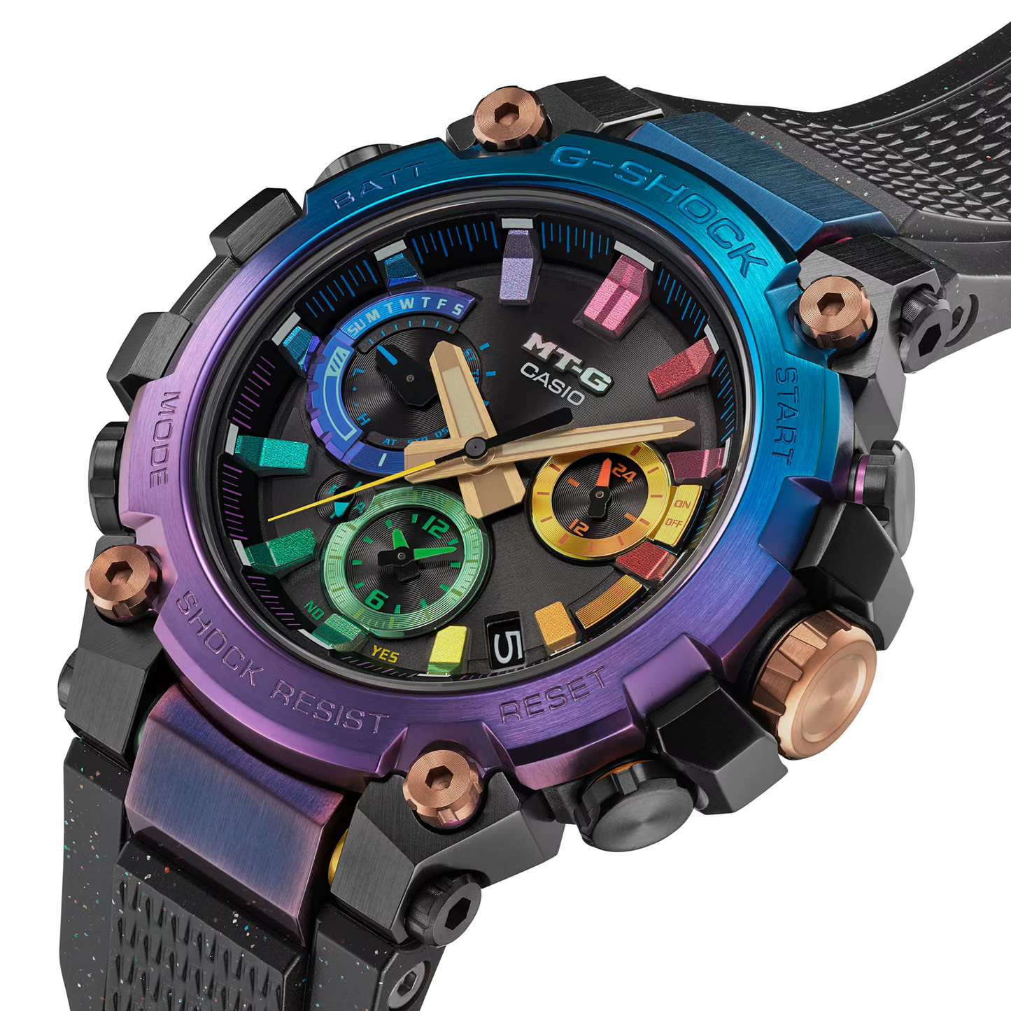 G-SHOCK LIMITED EDITION DIFFUSE NEBULA MULTI-COLORED MEN WATCH MTG-B3000DN-1ADR