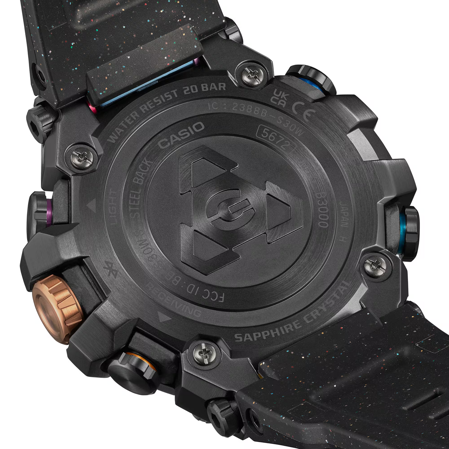 G-SHOCK LIMITED EDITION DIFFUSE NEBULA MULTI-COLORED MEN WATCH MTG-B3000DN-1ADR