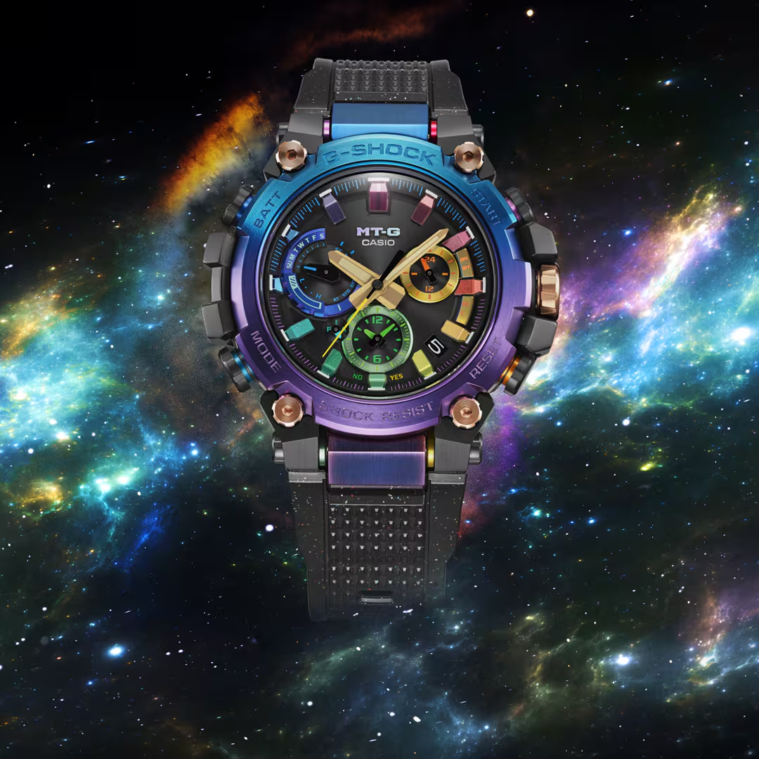 G-SHOCK LIMITED EDITION DIFFUSE NEBULA MULTI-COLORED MEN WATCH MTG-B3000DN-1ADR