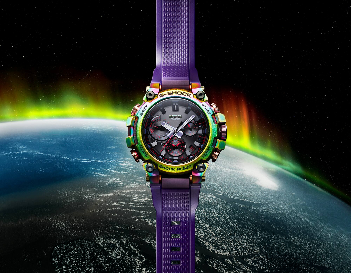 Casio G-Shock MTG-B3000PRB-1ADR Analog Men's Watch Purple