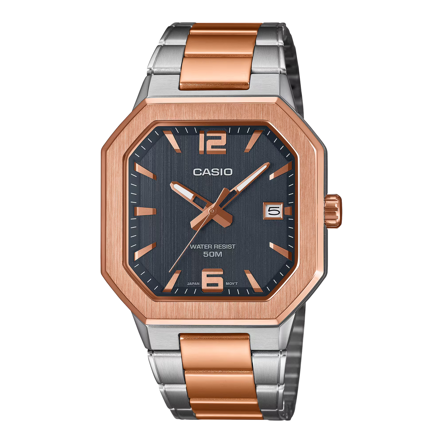 CASIO ANALOG MENS WATCH MTP-B195RG-2AVDF