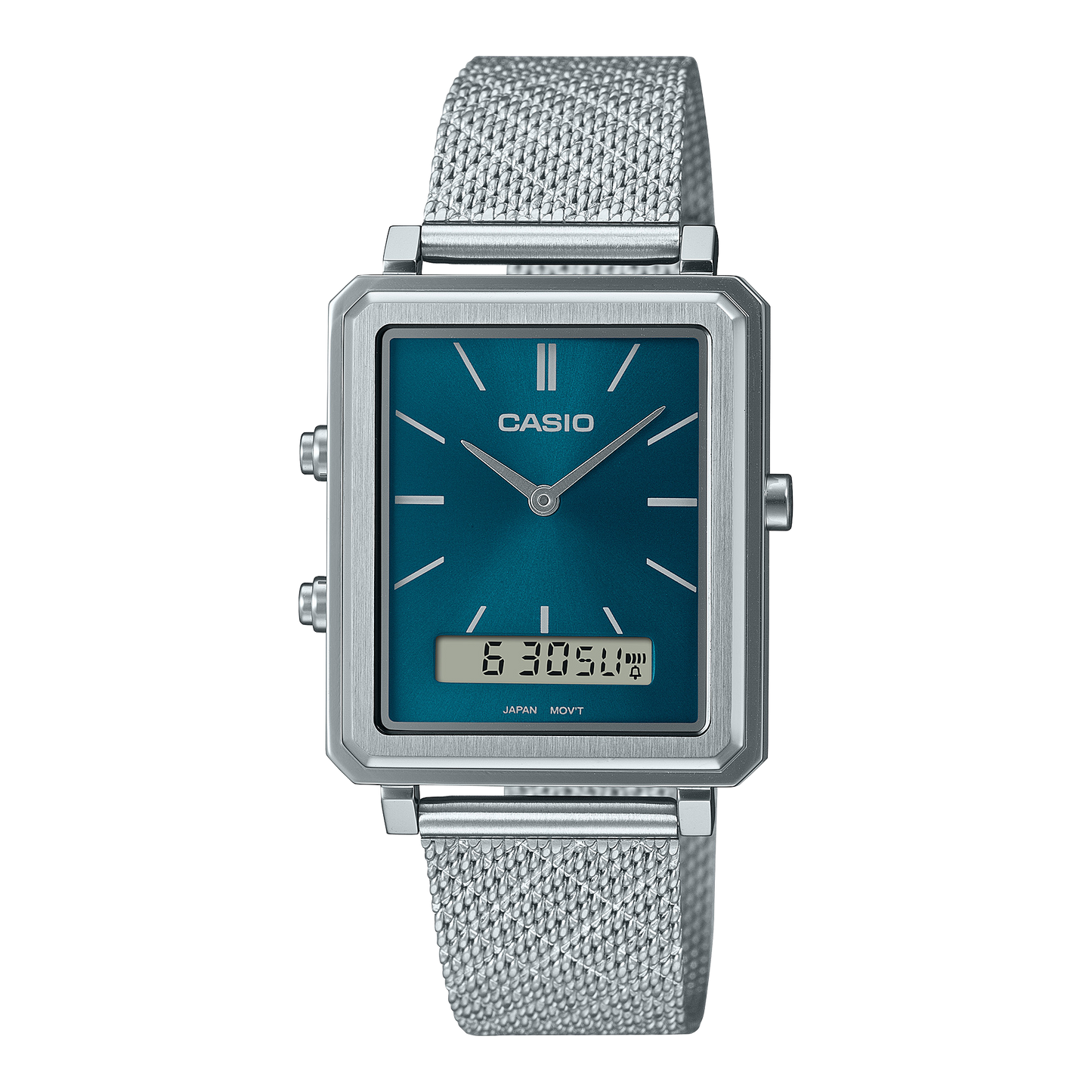 CASIO ANALOG-DIGITAL MENS WATCH MTP-B205M-3EDF