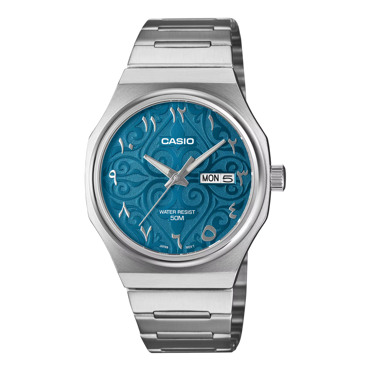 CASIO MTP-E735AR-2A3VDF Classic Men’s Watch with Arabesque Dial