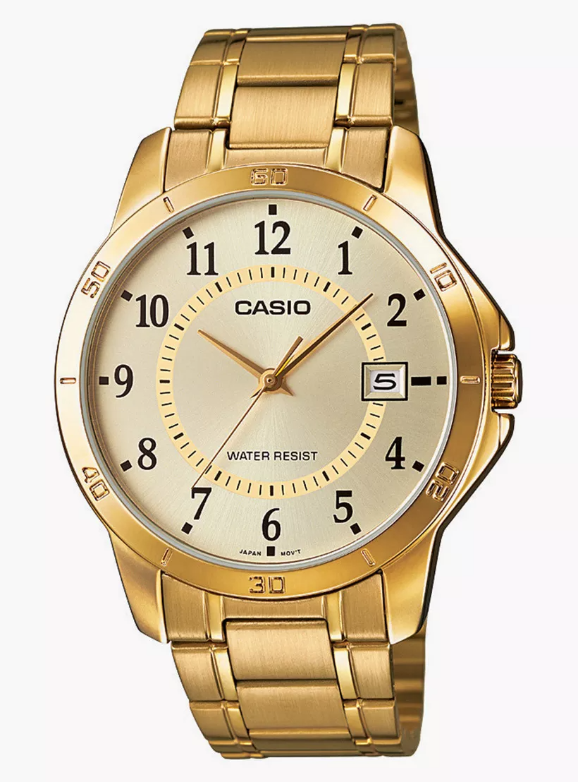 CASIO ANALOG MENS WATCH MTP-V004G-9BUDF