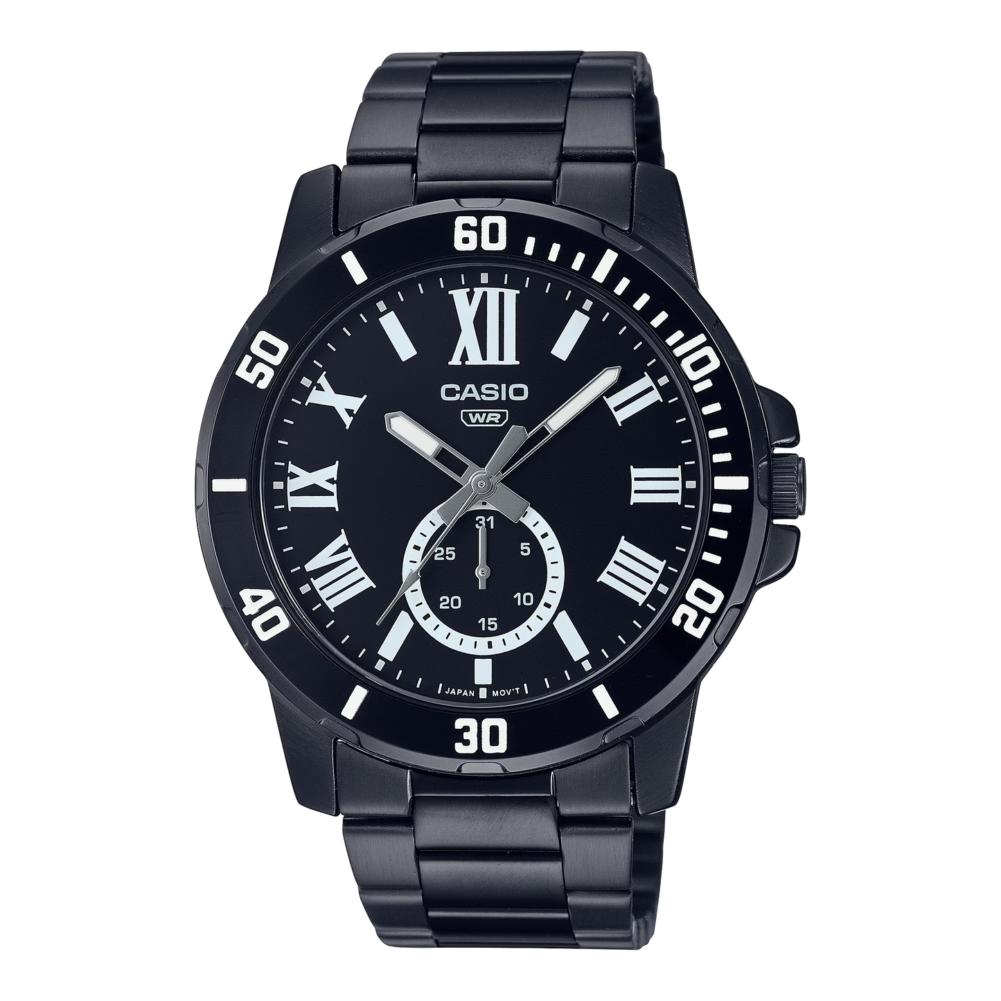 CASIO ANALOG MENS WATCH MTP-VD200B-1BUDF